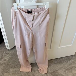 Express Women's Light Pink Jogger Pants